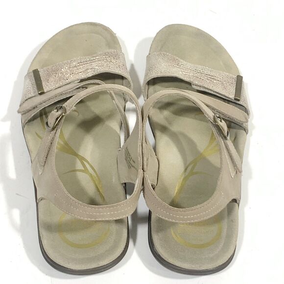 Abeo Bliss Post Metallic Leather Walking Comfort Sandals Size 9 Women’s - Picture 13 of 15